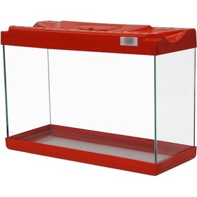 Resim Kanki Pet KP5018 Renkli Kapak Akvaryum Kırmızı 50 CM 