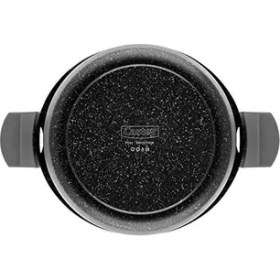 Resim Madam Camilla Castey Vulcano Temperli Cam Kapaklı Derin Güveç Tencere 22CM 