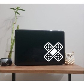 Resim Yarabandı Laptop Sticker Beyaz 