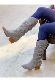 Resim irmona Terry Gri Dana Süet Körüklü Dallas Çizme 