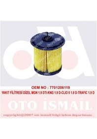 Resim DELPHI HDF914 MAZOT FİLTRESİ KANGOO 98- MEGANE LAGUNA 1.9 DCI 1.9 