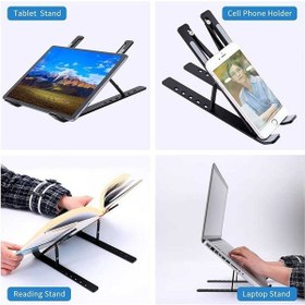 Resim Zore F1 Ayarlanabilir Tablet Laptop Standı Gümüş 