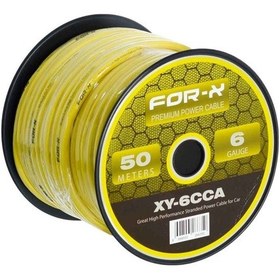 Resim For-x 6 Ga Bakır Oto Amfi Power Kablosu 50 Metre Xy-6 Cca 