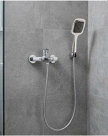 Resim Depomıx Siyah Duş Seti El Duşu Başlığı Spiral Hortum Dalı Banyo Duş Aksesuarı 