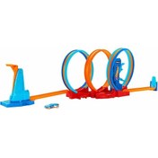 Resim Hot Wheels Ultra Hots Çılgın Çember Yarışı Seti Hpx93 