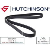 Resim HUTCHINSON 5PK1355 V Kayışı Astra G H Corsa B C 1.0D 1.0 1.2D 1.2 1.4 Klimalı 