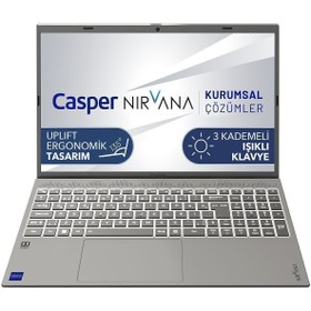 Resim Casper Nirvana C650.1255-ex00x-g-f Intel Core I7-1255u 64gb Ram 2tb Nvme Ssd Freedos 