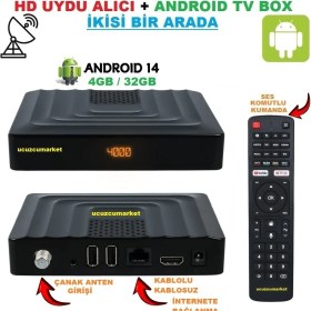 Resim Hd Uydu Alıcısı + Android Tv Box 