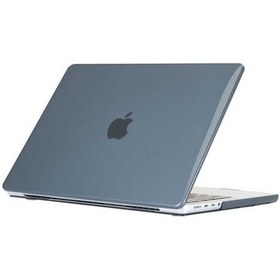 Resim Apple Uyumlu MacBook 14.2' 2021 A2242 Şeffaf Sert Koruma Kapağı Hava Kanallı M 