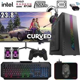 Resim Xaser TETRIX X140 i5-4570 16 GB 512 GB SSD 4 GB R7 240 23.8" Free Dos Masaüstü Oyuncu Bilgisayarı 