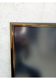 Resim A3 Bronz Alüminyum Çerçeve Gönye Köşe Aç Kapa Açılır Kapanır 