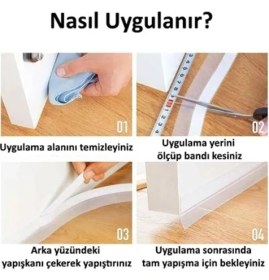 Resim SHC4200 3 Metre Kapı Pencere Rüzgar Izolasyon Bandı 