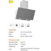 Resim Silverline 3'lü Gri Cam Ankastre Set (3457 Soho 60 Gri+cs5343s01+bo65e1s01) 