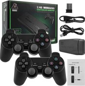 Resim Zhltools 20000 Oyunlu 2.4G Kablosuz Çift Kol Retro Atari Game Stick Taşınabilir mini oyun çubuğu 
