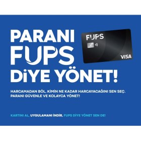 Resim FUPS Ön Ödemeli Kart Temassız Kullanım ile Güvenli Alışveriş 