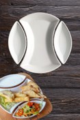 Resim nazen MimHome Çerezlik Sunum Seti/ 3 Parça Sade:HORECA Servis, Serpme Kahvaltı Sunumu 