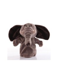 Resim Ağızı Hareket Eden El Kuklası Peluş Oyuncak Çok Renkli 