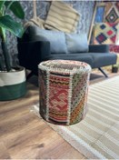 Resim Patchwork Puf 017 Çok Renkli 