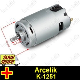 Resim Arçelik Uyumlu K-1251 El Blender Motoru 