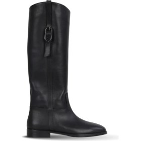 Resim Bueno Shoes Siyah Deri Kadın Düz Çizme 30WC25553 30WC25553 