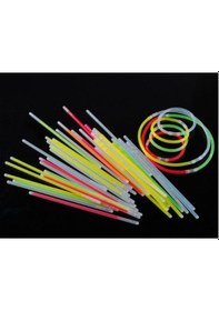 Resim 10 Adet Glow Stick Bracelet Fosforlu Kırılan Çubuk Bileklik Yetişkin 