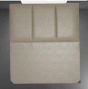 Resim Başlık ALC SEDEF Model 90cm SUNİ DERİ Kumaş Modern Kapitone KREM Renk El Yapımı 