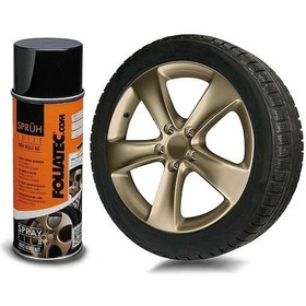 Resim Foliatec Jant Metal Sprey Folyo Yüzey Kaplama Seti 2x400ml. Metalik Bronz Mat 