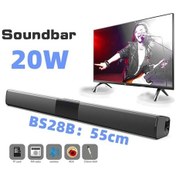 Resim Createtech Yüksek Güçlü Bluetooth Subwoofer, 2x Hoparlörlü Tv Stereo Sistemi Bs28b/bs28a - Renkli Kutu 530g 