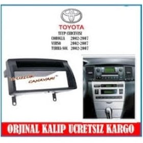 Resim Toyota Corolla Sol Terra Teyp Çerçevesi Kalıp Direk Uyuml 