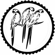 Resim Genel Markalar Papağan Ailesi Tasarım Sticker 30 x 30 cm 