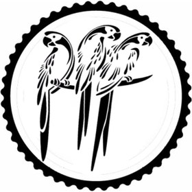 Resim Genel Markalar Papağan Ailesi Tasarım Sticker 30 x 30 cm 