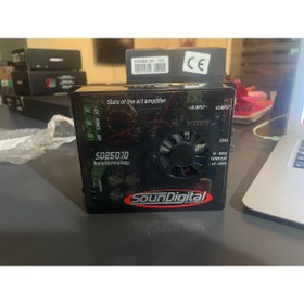 Resim Soundigital Deniz Sound Garage Mono Amfi SD250.1D 1X250 Rms Subwoofer Amfisi Mini Amfi 