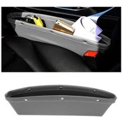 Resim Novahub Araba Koltuğu Organizatörü, Pu Deri, Koltuk Yarık Kutusu, Cep Depolama, Havasız Kabini, Deri F, Kullanışlı Araba Aksesuarı Gri 