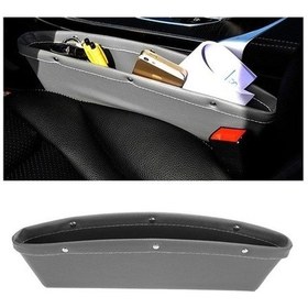 Resim Novahub Araba Koltuğu Organizatörü, Pu Deri, Koltuk Yarık Kutusu, Cep Depolama, Havasız Kabini, Deri F, Kullanışlı Araba Aksesuarı Gri 