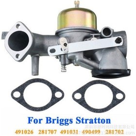 Resim Monyee Briggs & Stratton 12hp Motor İçin 491031 491026 281707 Uyumlu Yedek Karbüratör - Verimli Yanma Ve Dürtüsel Performans Sağlar 