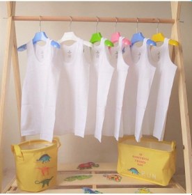 Resim 6'lı Paket %100 Pamuk Erkek Çocuk Atlet 001 