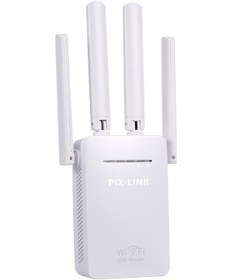 Resim Didadodo 300mbps Wifi Antenli Genişletici - 4 Anten Kablosuz Ağ, Ofis/ev Kullanımı İçin, Küçük Ofisler İçin Uygun 