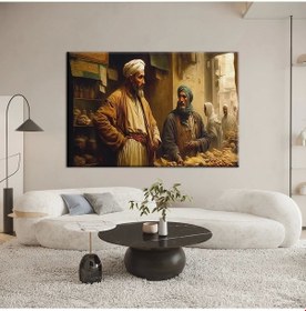 Resim Gündelik Hikayeler Kanvas Tablo 