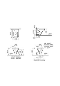 Resim VitrA S20 Asma Klozet 52 cm 5507L003-0868 