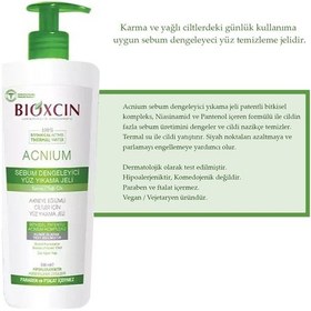 Resim Bioxcin Acnium Sebium Yüz Yıkama Jeli 2 x 500 ML 