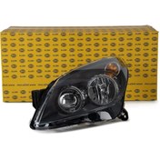 Resim Opel Astra H Koyu Zeminli Sol Far Hella 