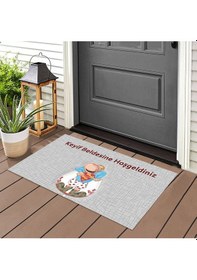 Resim Neşeli Ev Kapı Önü Paspas Lovebug-t 