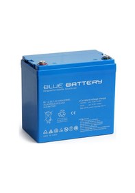 Resim Blue Battery 12 V 55 Amper Bakımsız Kuru Akü Ups Aküsü 