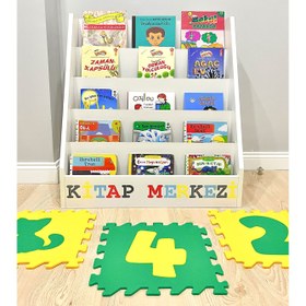 Resim Milano Montessori Çocuk Odası Eğitici Kitaplık 