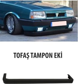 Resim ŞüsCarOto Tofaş Slx Takoz Esnek Karlık 1.Kalite Siyah Ön Tampon Eki (00) 