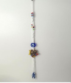 Resim Nazar Boncuklu Kötü Göz Kovucu Dikiz Ayna Duvar Bahçe Ağaç Teras Balkon Süsleme 