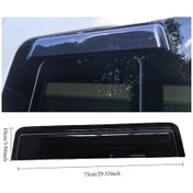 Resim Willowhaven Siyah 29.53 İnç Pvc Yağmurluk, 3 Boy, Kolay Montaj, Karavan Ve Kamp Arabaları İçin 