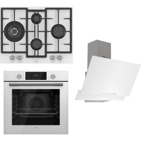 Resim Ferre Flowart Serisi Beyaz Set (ED076+ QMS63CB +D064 ) 