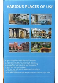 Resim O-kam 3040 Wifi 2 Lens 3 Görüntü Mikrofon + Hoparlör + Işık + Onvif Kamera 3+3mp 