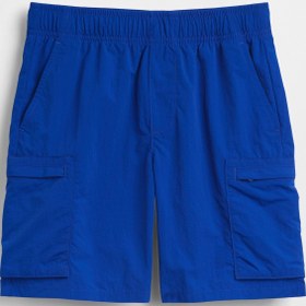 Resim Kobalt Mavisi Relaxed Quick-dry Kargo Şort - Siyah / L 